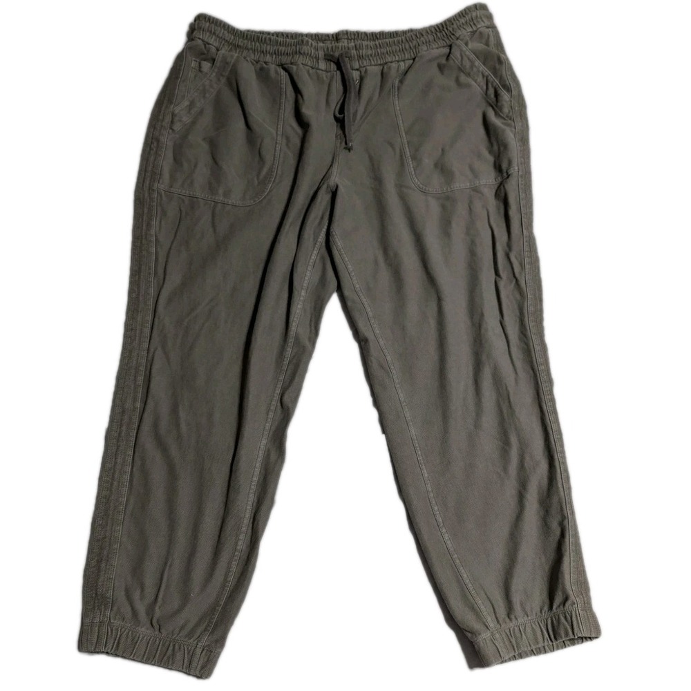 Athleta Farallon Joggers Womens 20 Gray Pull On Elastic Waist Casual Pants